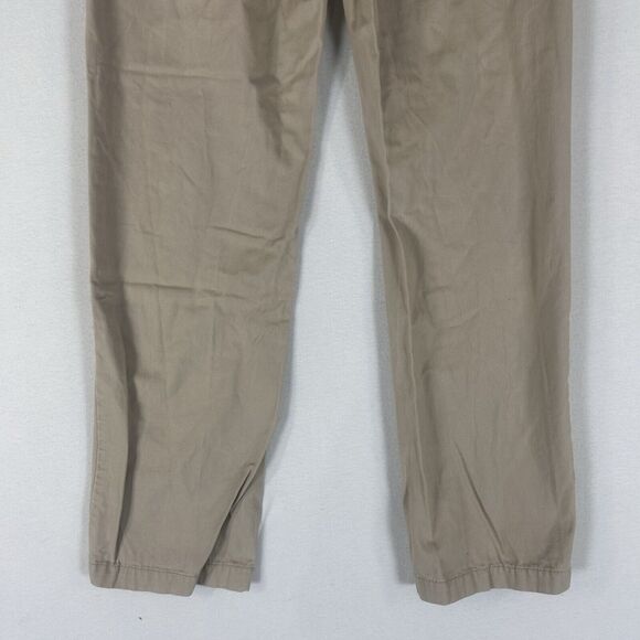 Old Navy Broken In Khaki Pants Mens 28x30 Straight Leg Cotton Rolled Oats Casual - Picture 10 of 15